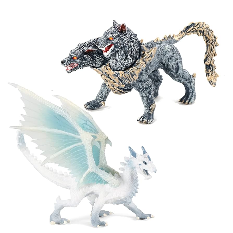 Amazon.co.jp: UTST ホワイトドラゴン フィギュア モンスター